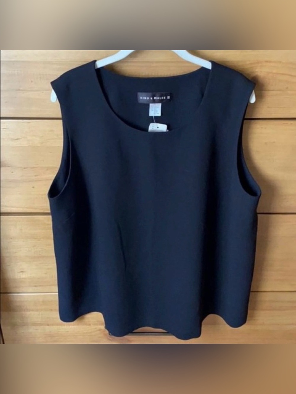 NWT! Vintage Hino & Malee III Black Sleeveless Tank Top | Medium
